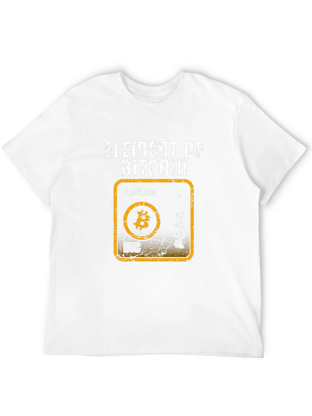 Element of Bitcoin Graphic Tee - Crypto HODL T-Shirt