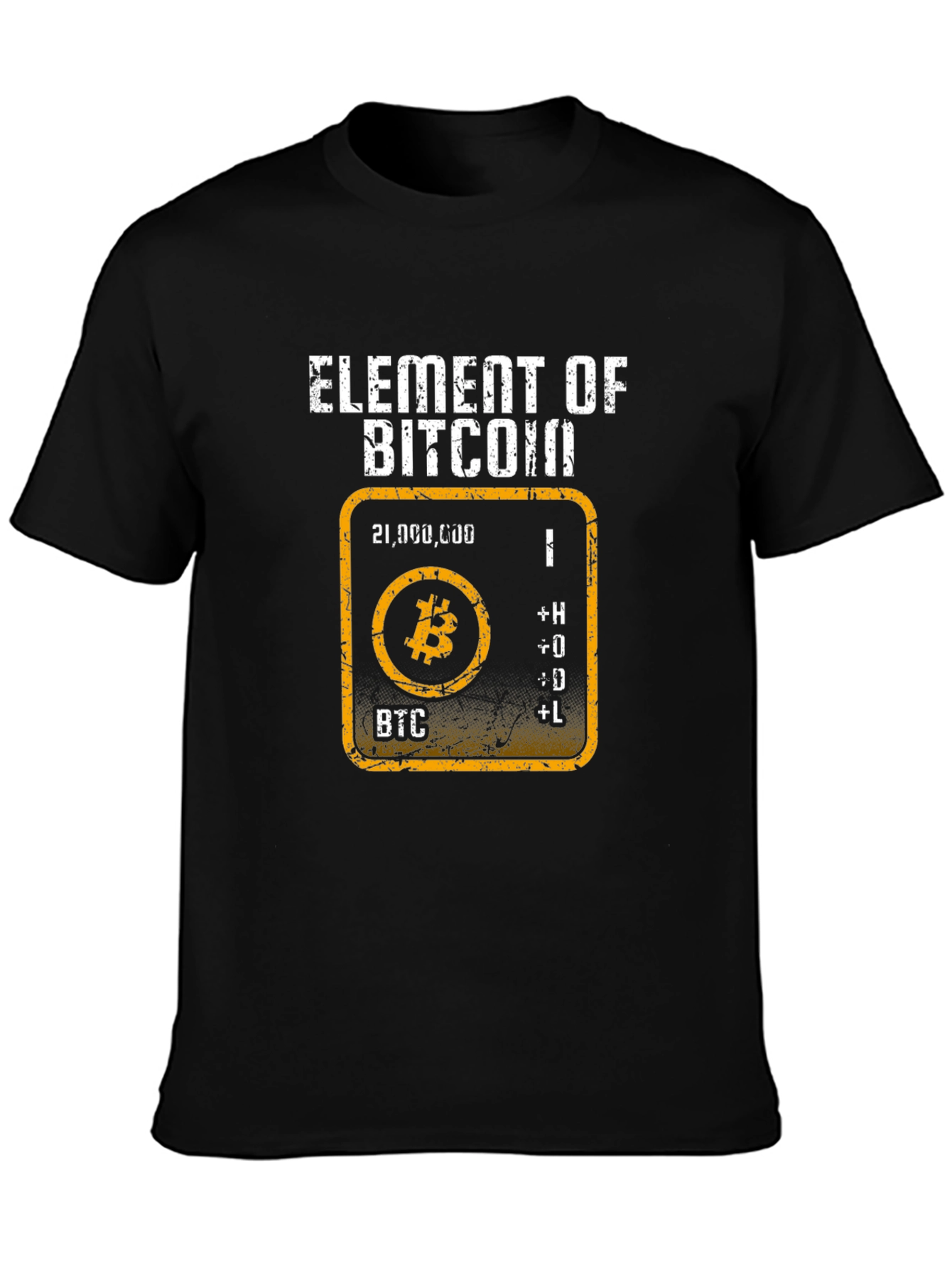 Element of Bitcoin Graphic Tee - Crypto HODL T-Shirt