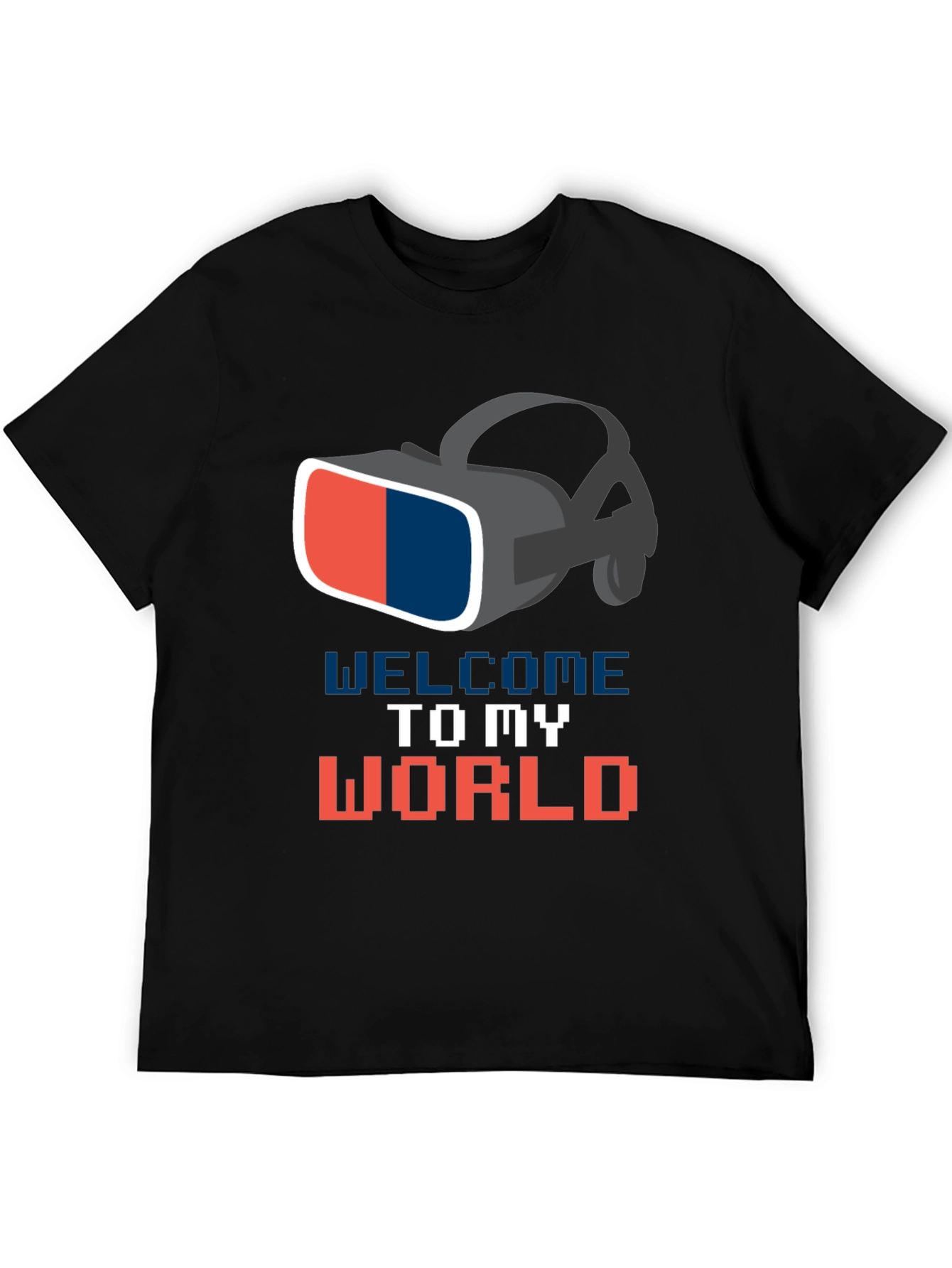 Welcome To My World VR Headset Graphic T-Shirt