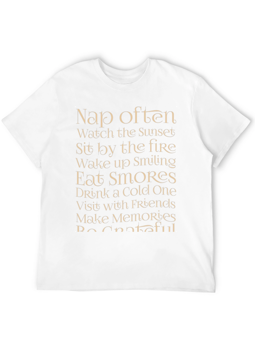 Nap Often Graphic Tee - Inspirational Relaxed Lifestyle Shirt