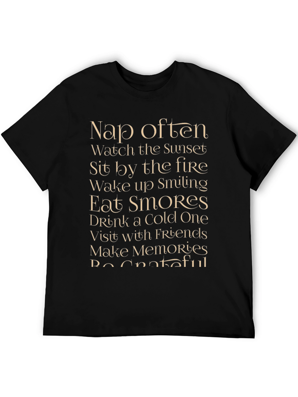 Nap Often Graphic Tee - Inspirational Relaxed Lifestyle Shirt