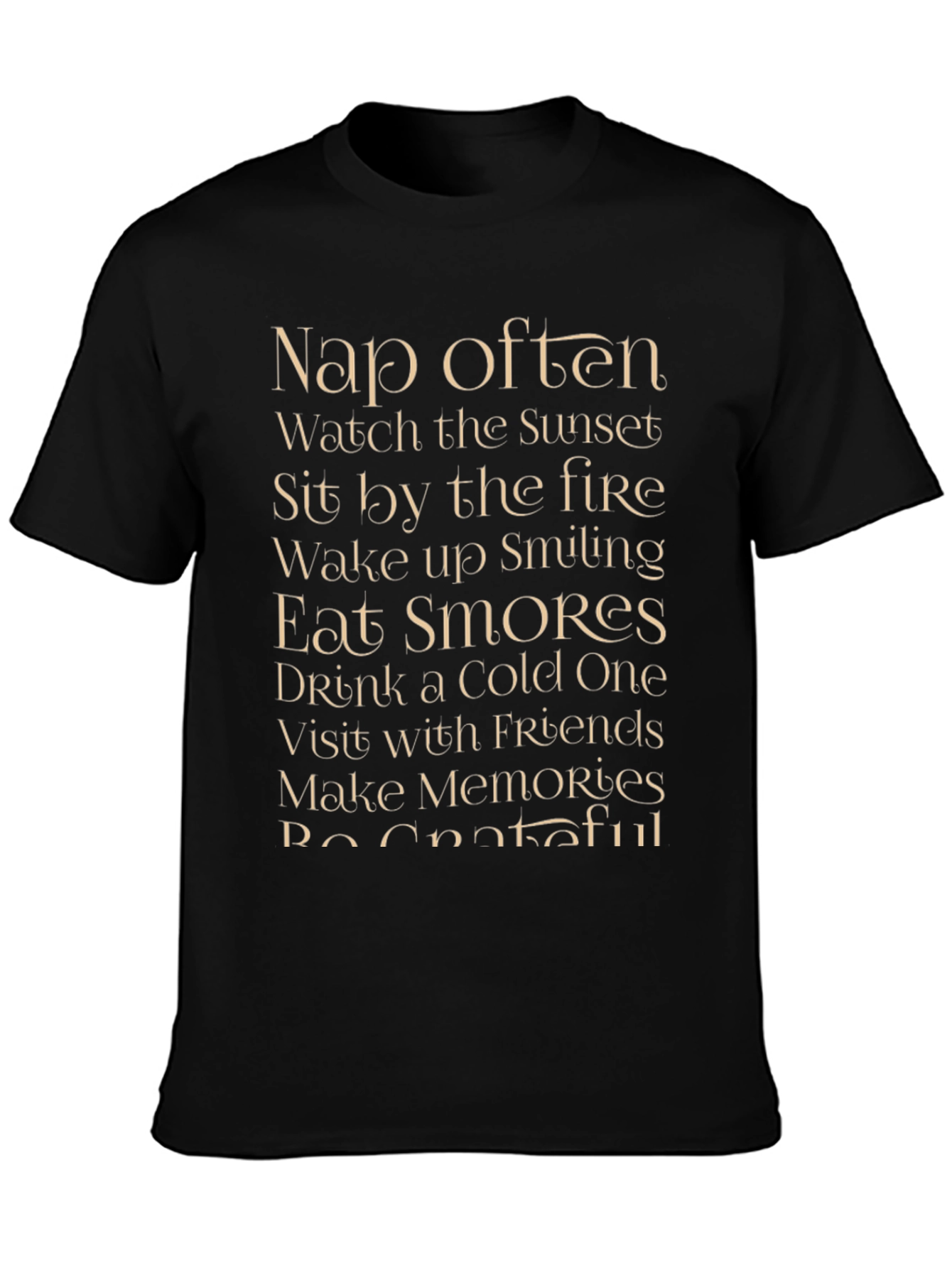 Nap Often Graphic Tee - Inspirational Relaxed Lifestyle Shirt