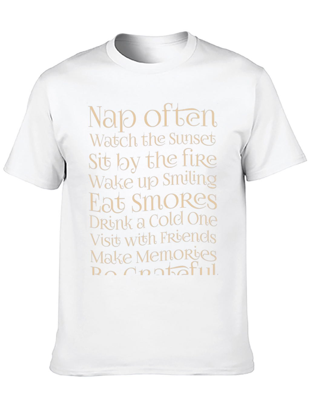 Nap Often Graphic Tee - Inspirational Relaxed Lifestyle Shirt