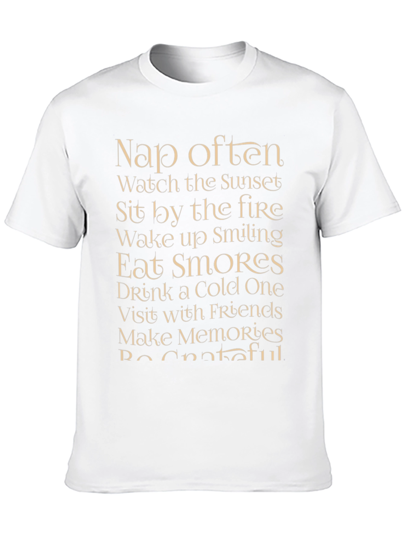 Nap Often Graphic Tee - Inspirational Relaxed Lifestyle Shirt