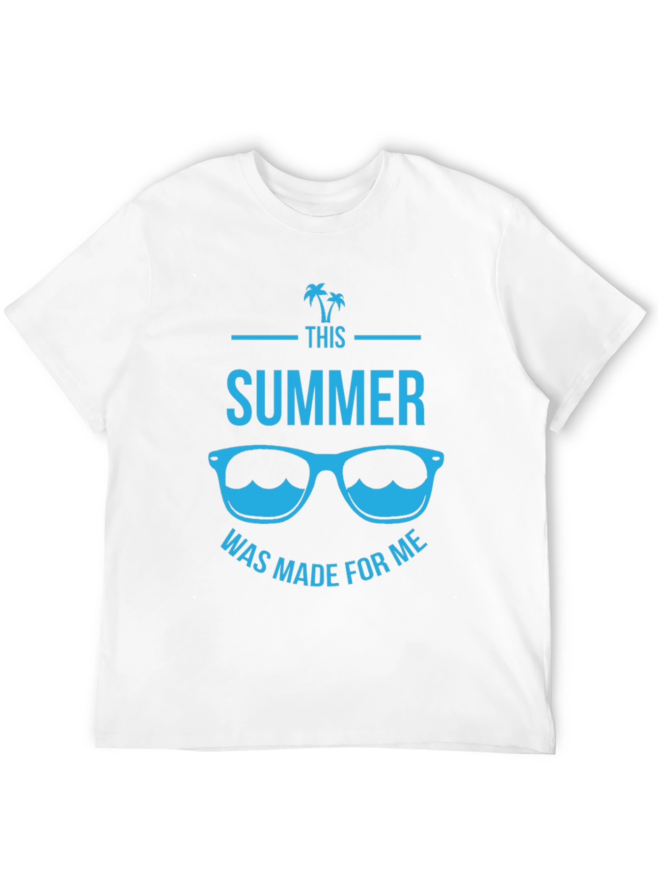 Summer Sunglasses Black Graphic T-Shirt