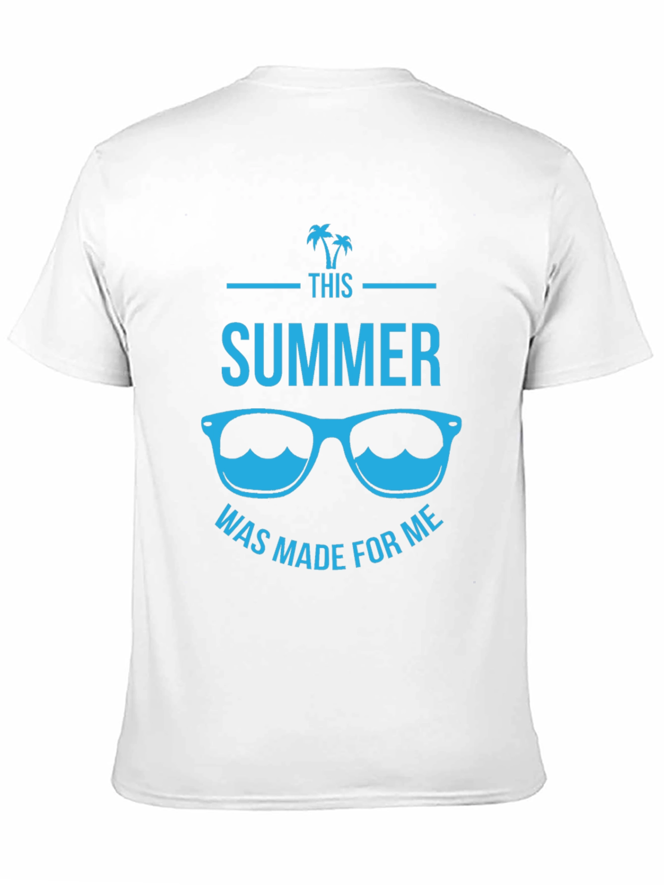 Summer Sunglasses Black Graphic T-Shirt