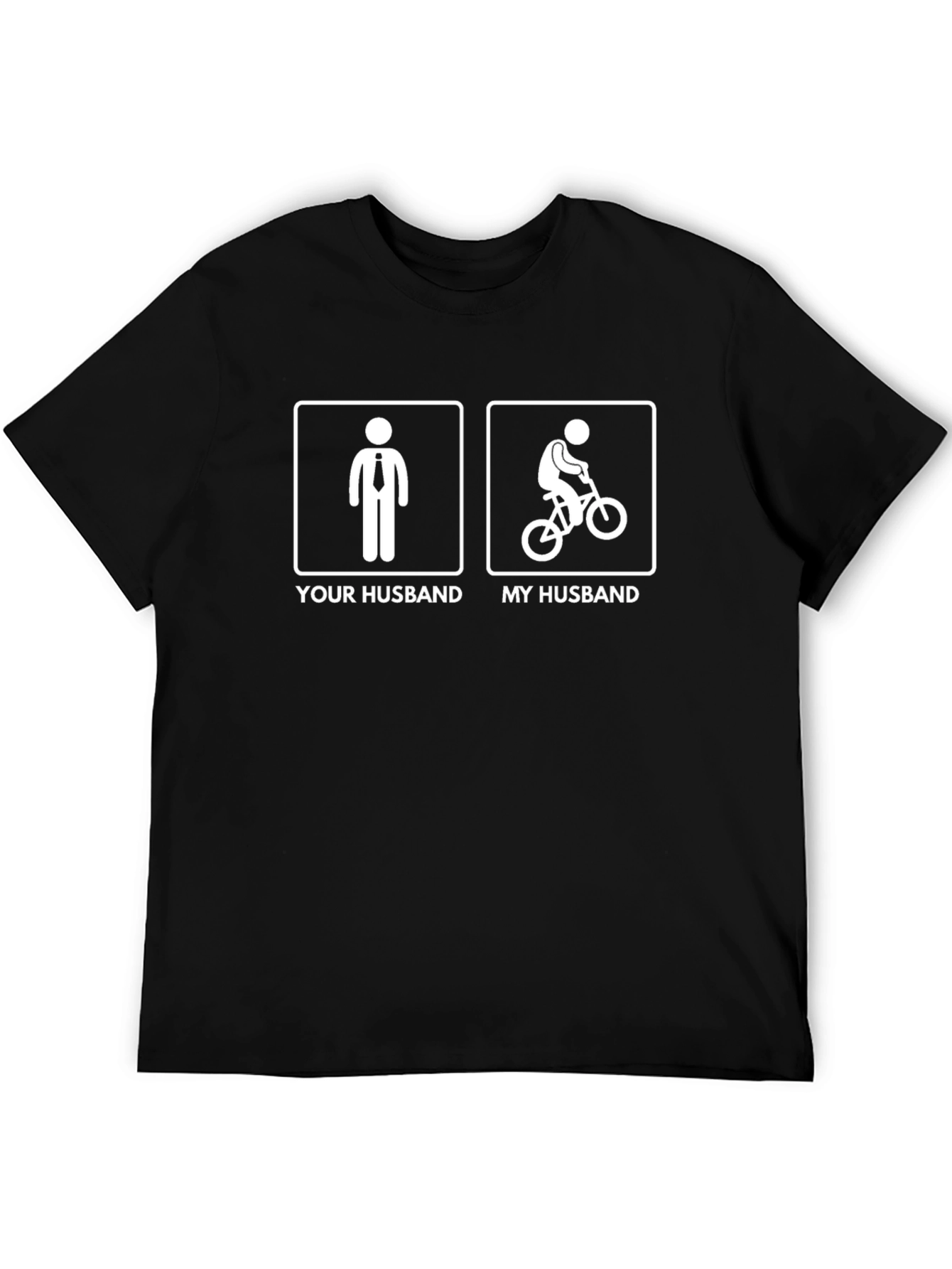Your Husband My Husband Funny Bike Graphic Tee