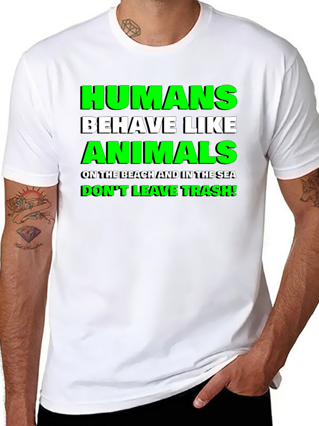 Humans Behave Like Animals Graphic T-Shirt
