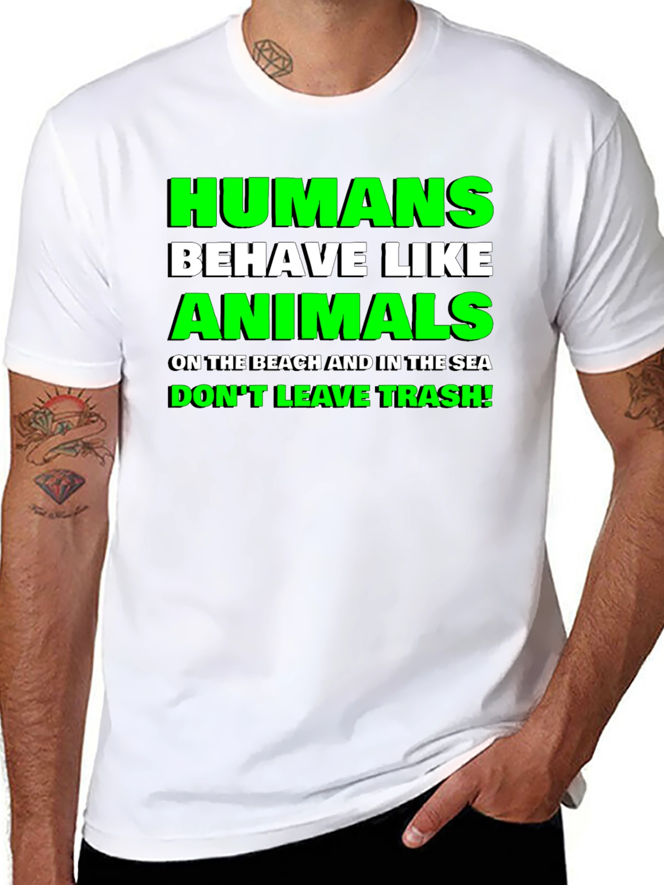 Humans Behave Like Animals Graphic T-Shirt