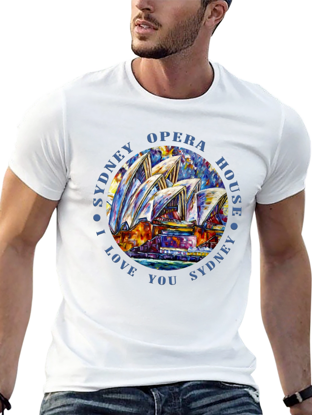 Sydney Opera House Graphic Tee - I Love Sydney