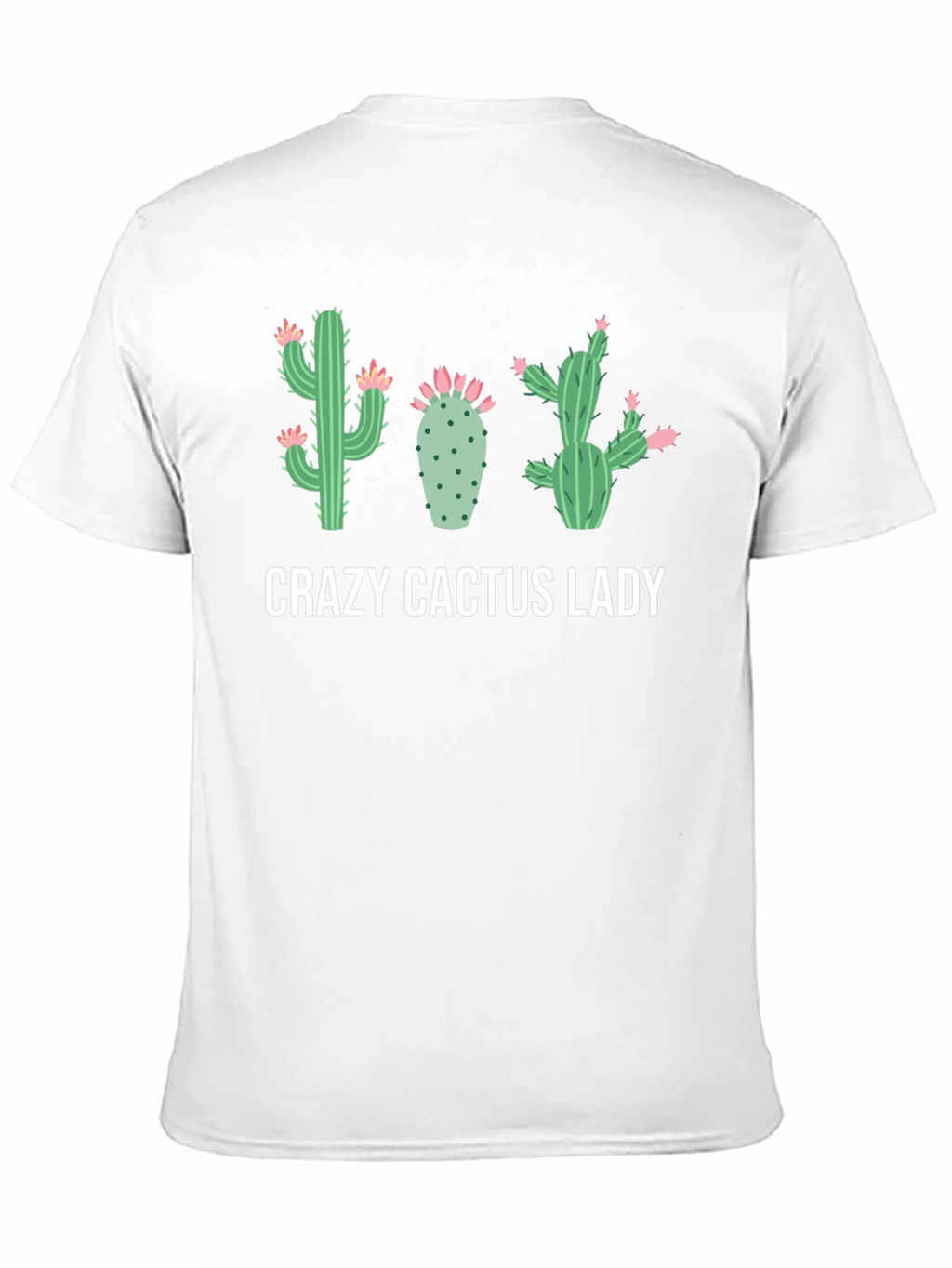 Crazy Cactus Lady Black Graphic Tee