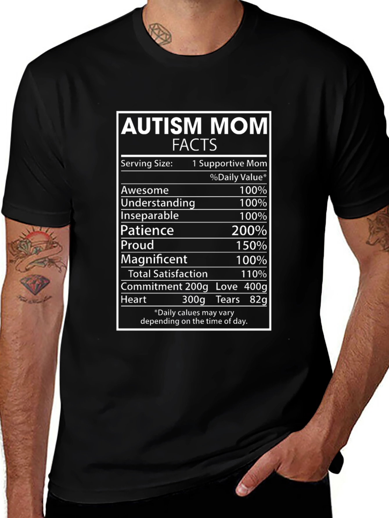 Autism Mom Facts T-Shirt: Supportive & Awesome