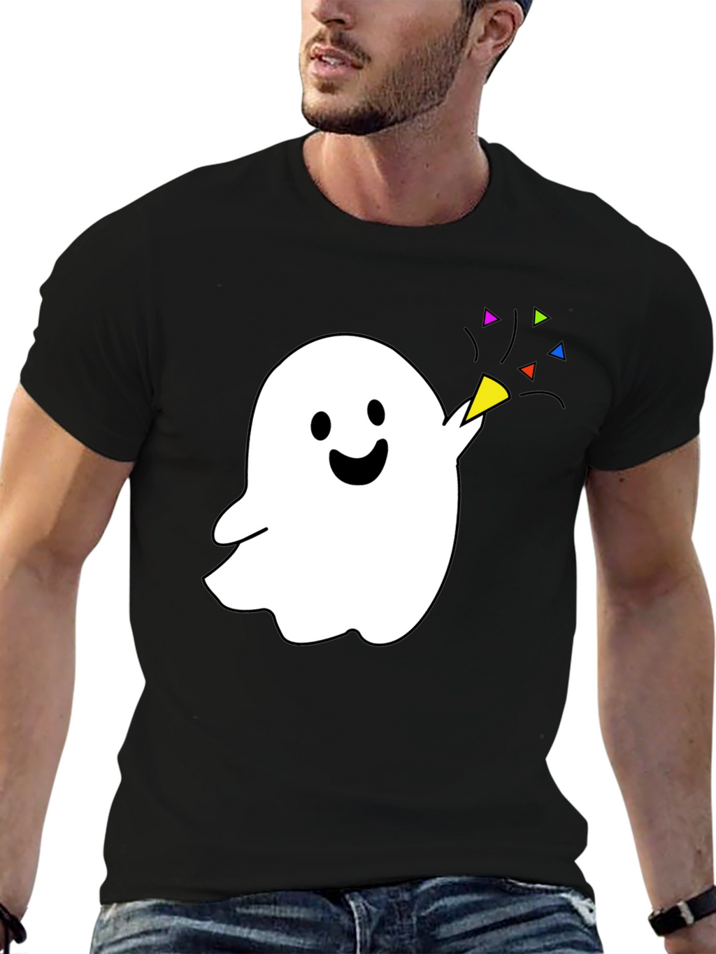 Party Ghost Black T-Shirt