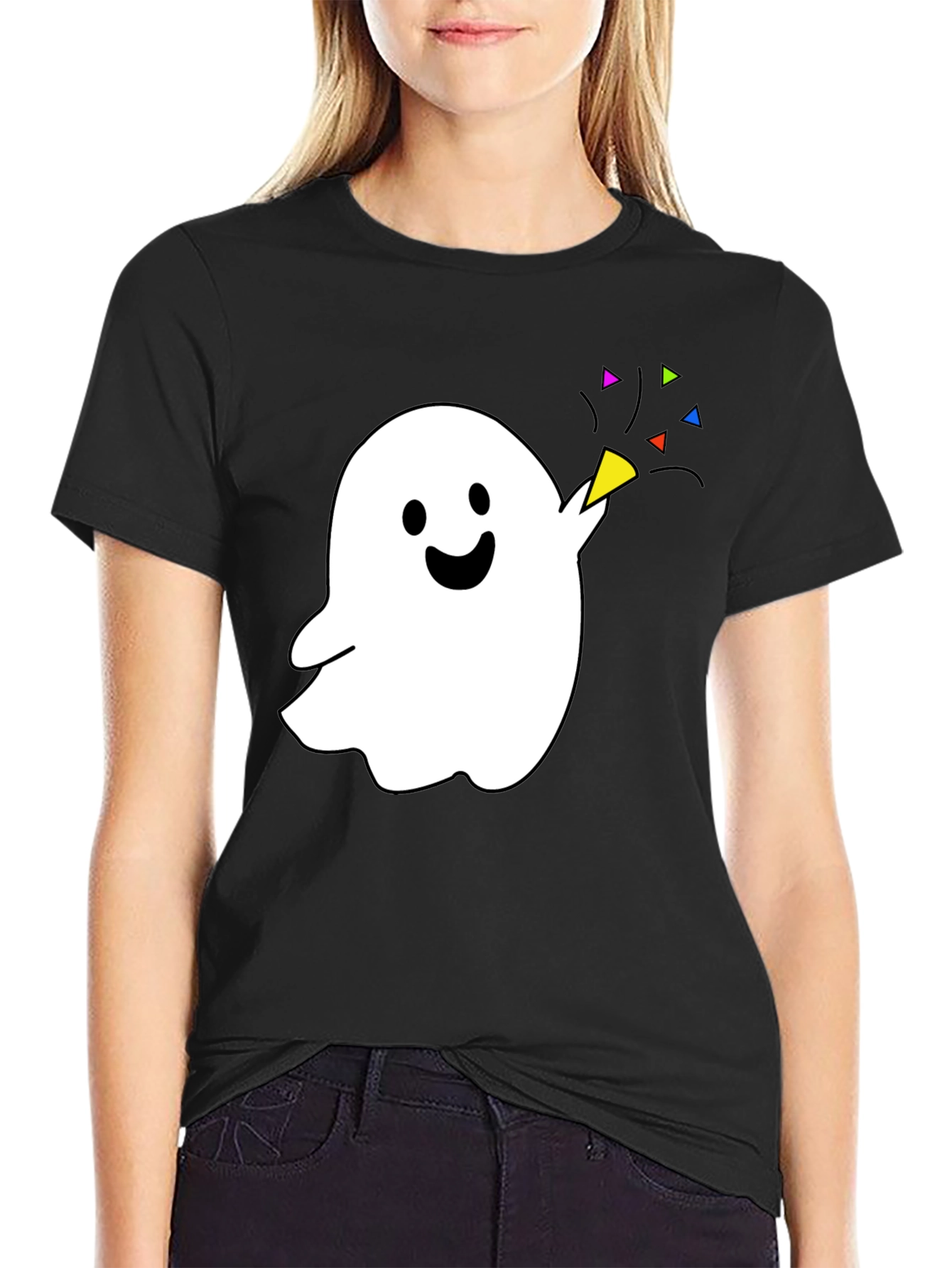 Party Ghost Black T-Shirt
