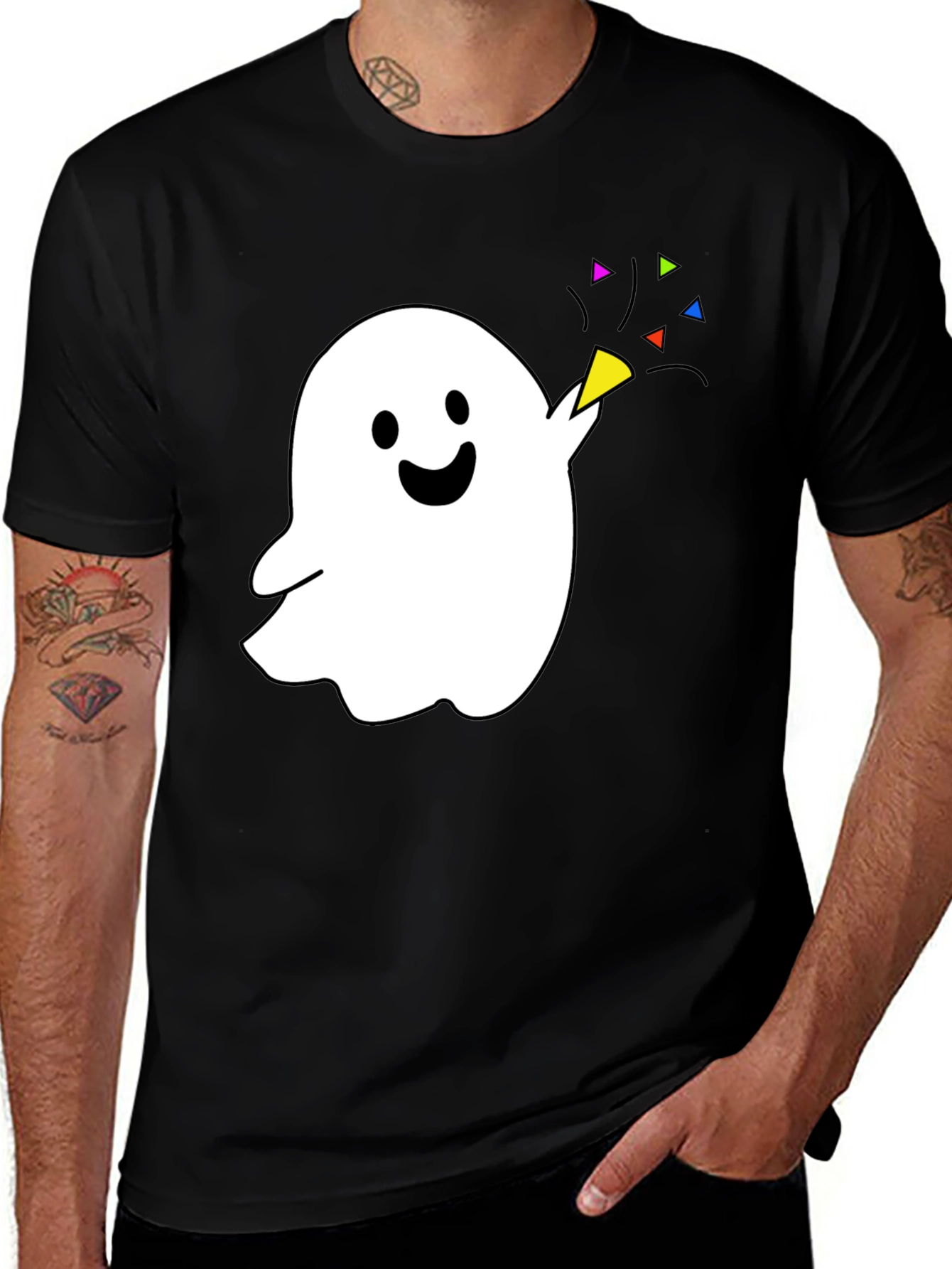 Party Ghost Black T-Shirt