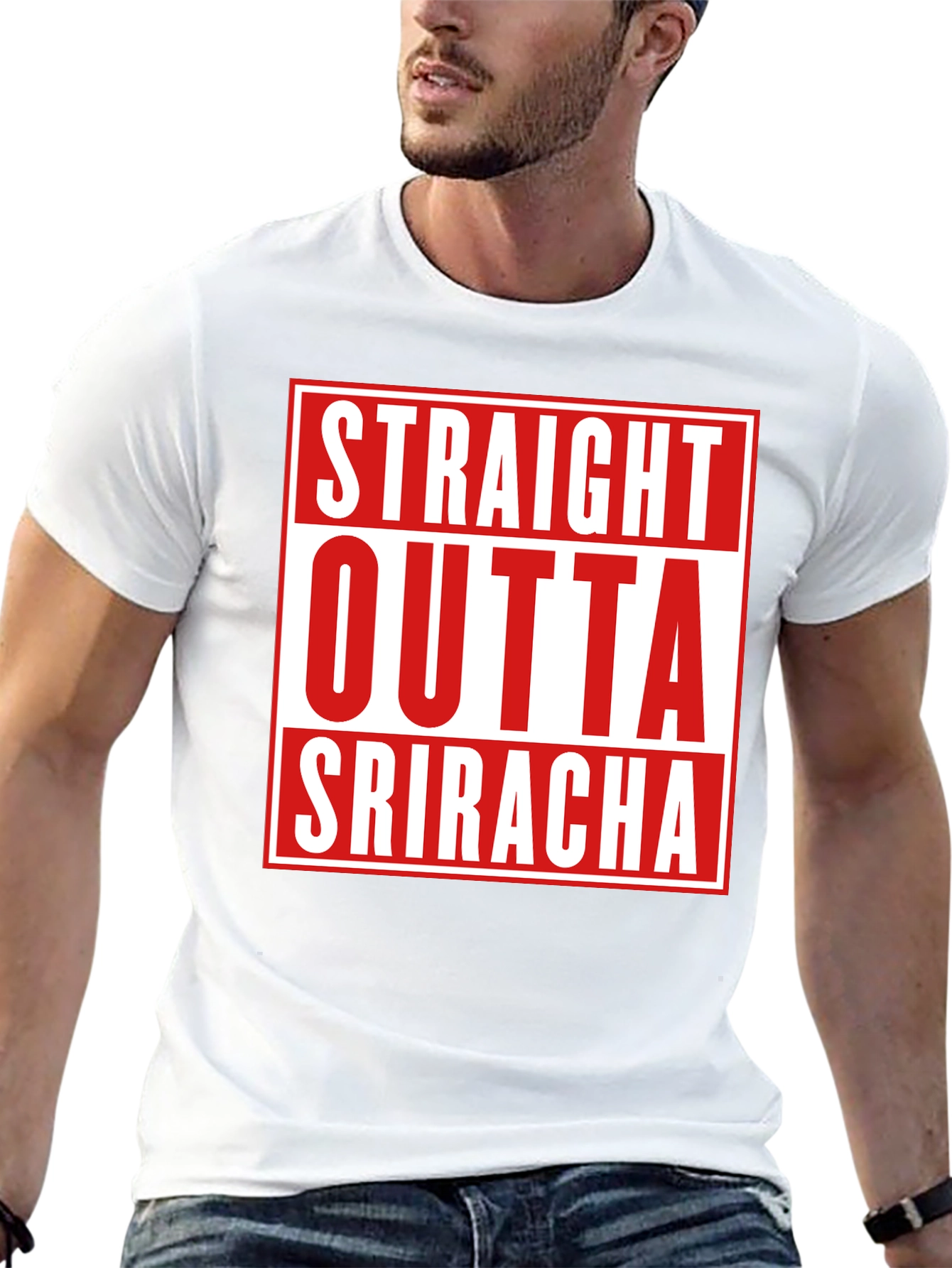 Straight Outta Sriracha Graphic Tee