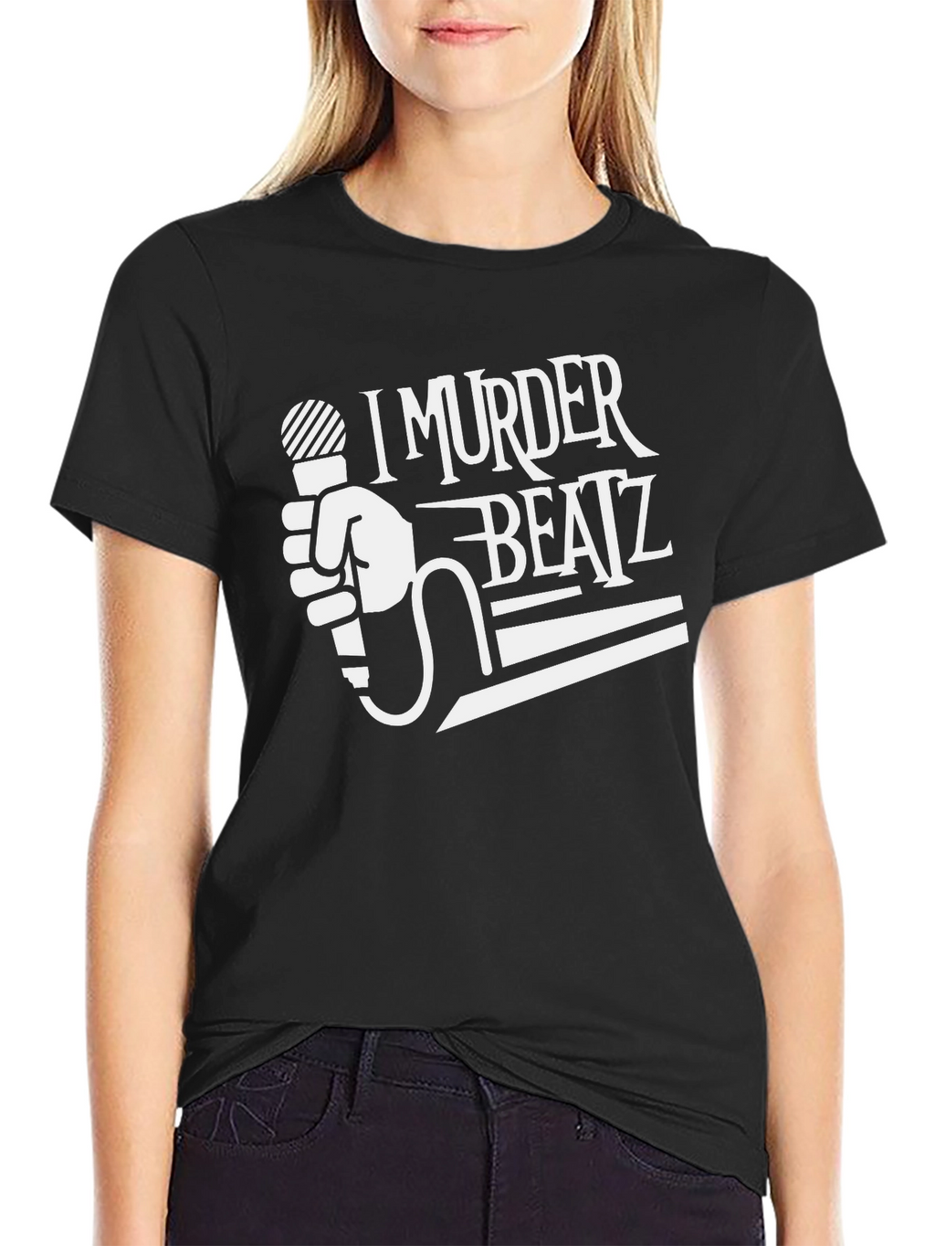 I Murder Beatz Graphic Tee - Black
