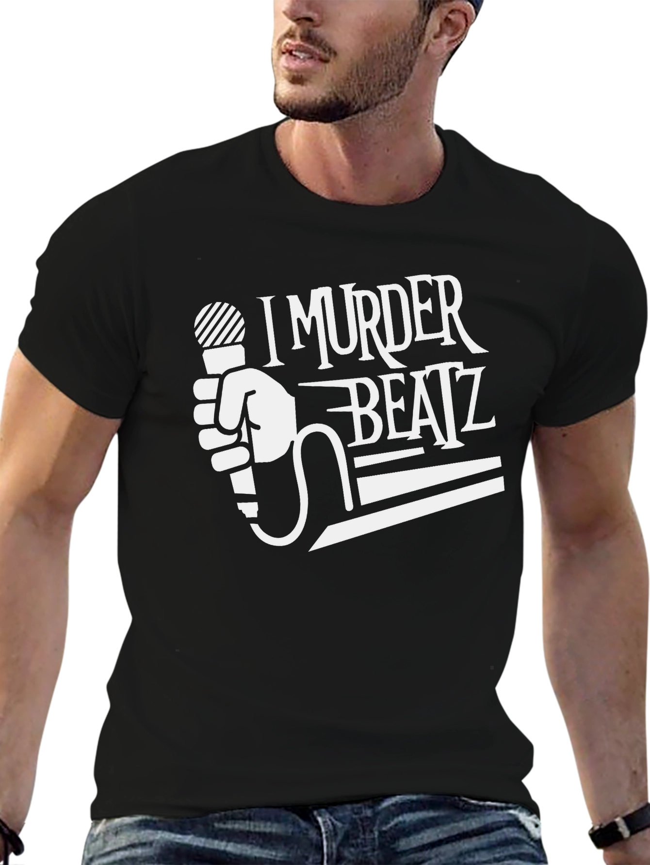 I Murder Beatz Graphic Tee - Black