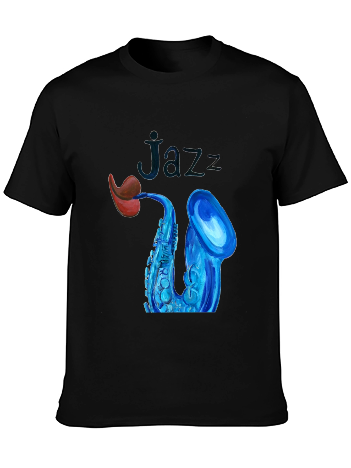 Jazz Saxophone Graphic Tee - Stylish Music Lover T-Shirt