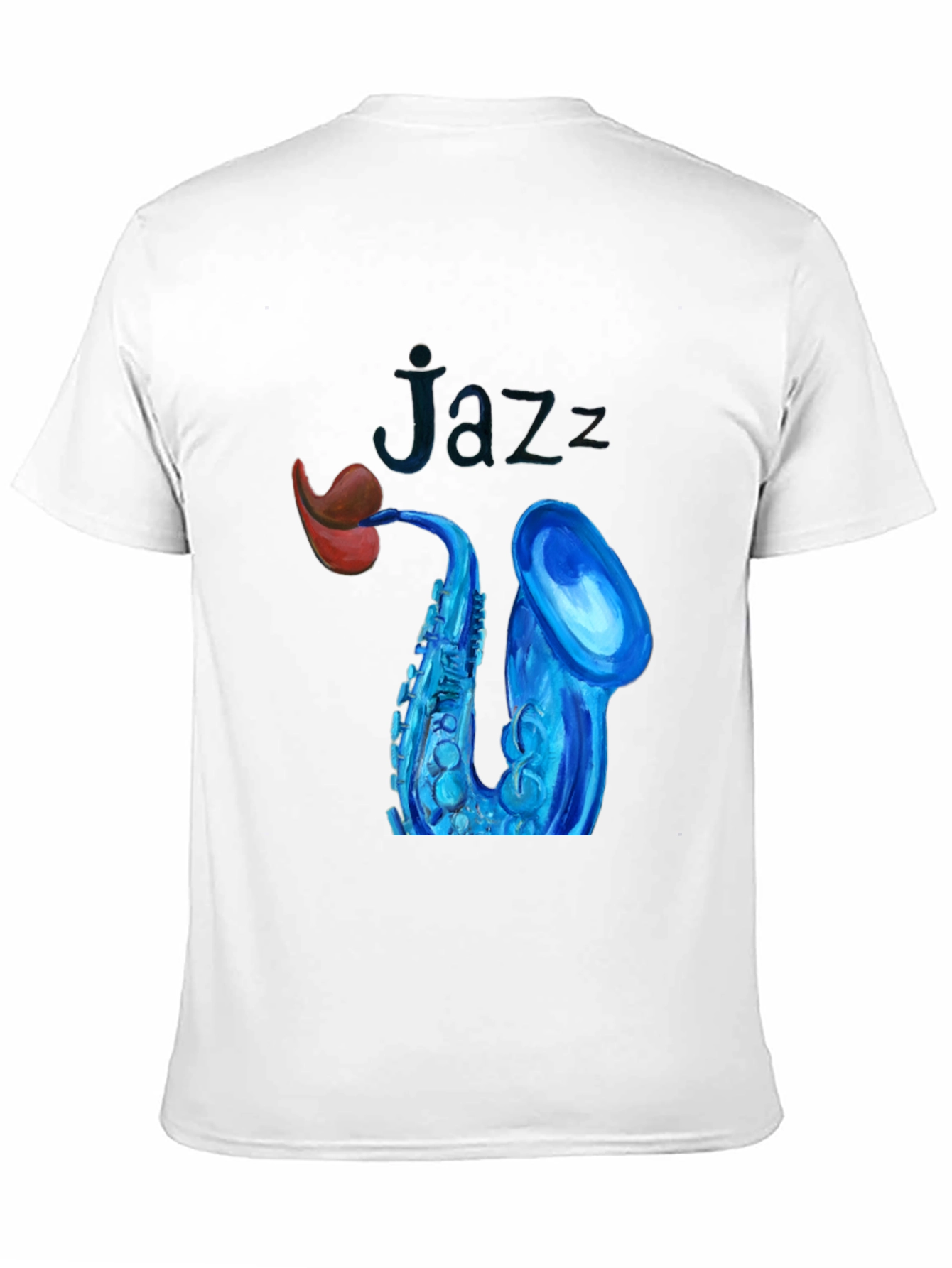 Jazz Saxophone Graphic Tee - Stylish Music Lover T-Shirt
