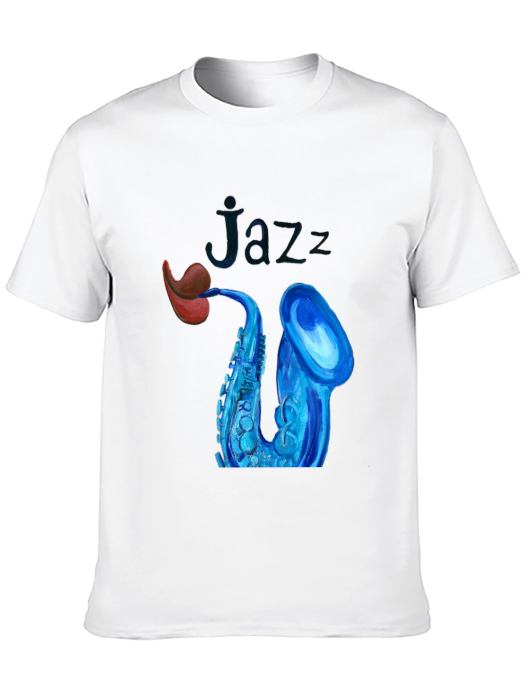 Jazz Saxophone Graphic Tee - Stylish Music Lover T-Shirt
