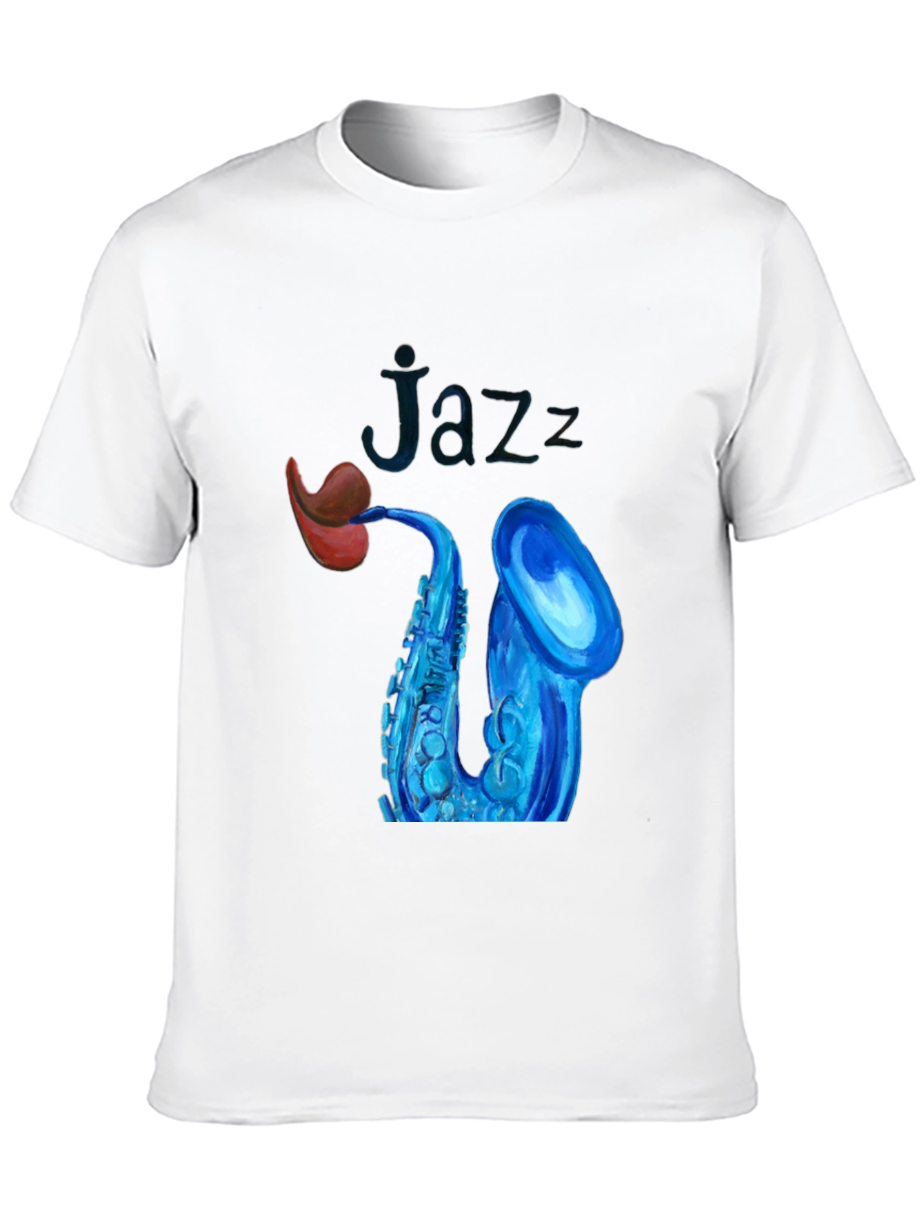 Jazz Saxophone Graphic Tee - Stylish Music Lover T-Shirt