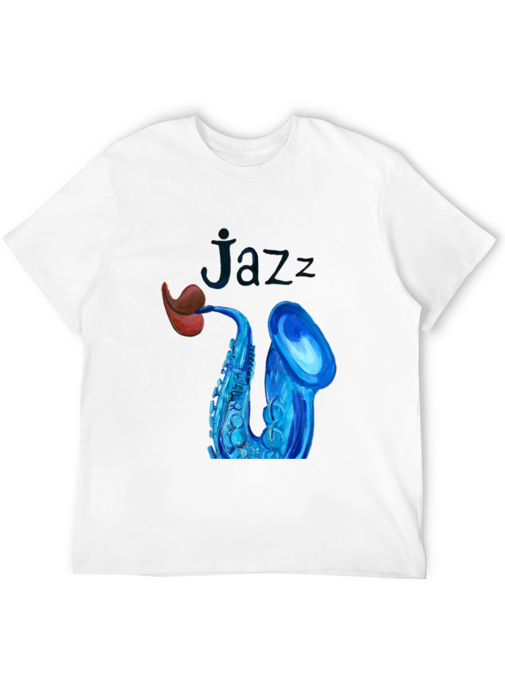 Jazz Saxophone Graphic Tee - Stylish Music Lover T-Shirt