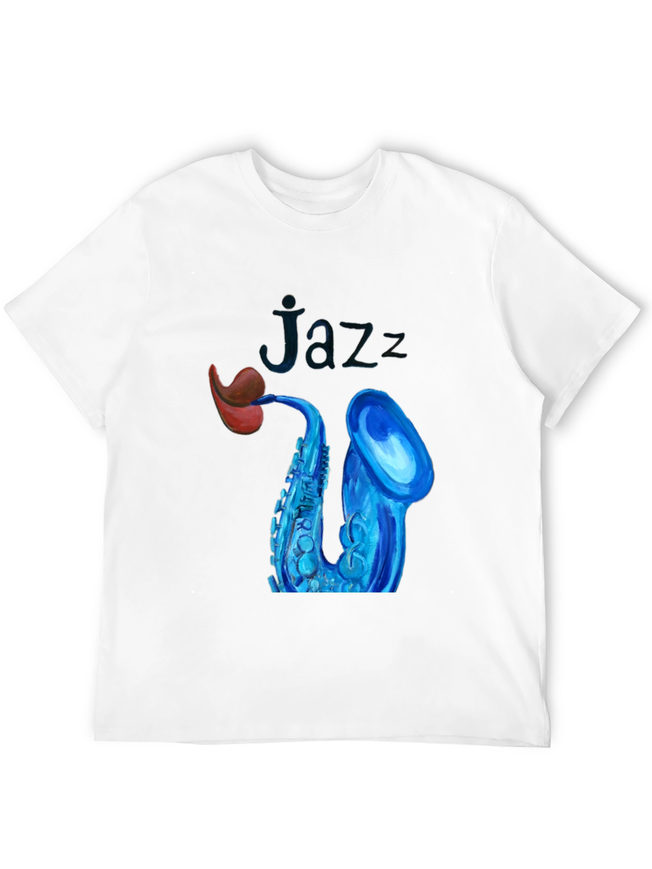 Jazz Saxophone Graphic Tee - Stylish Music Lover T-Shirt