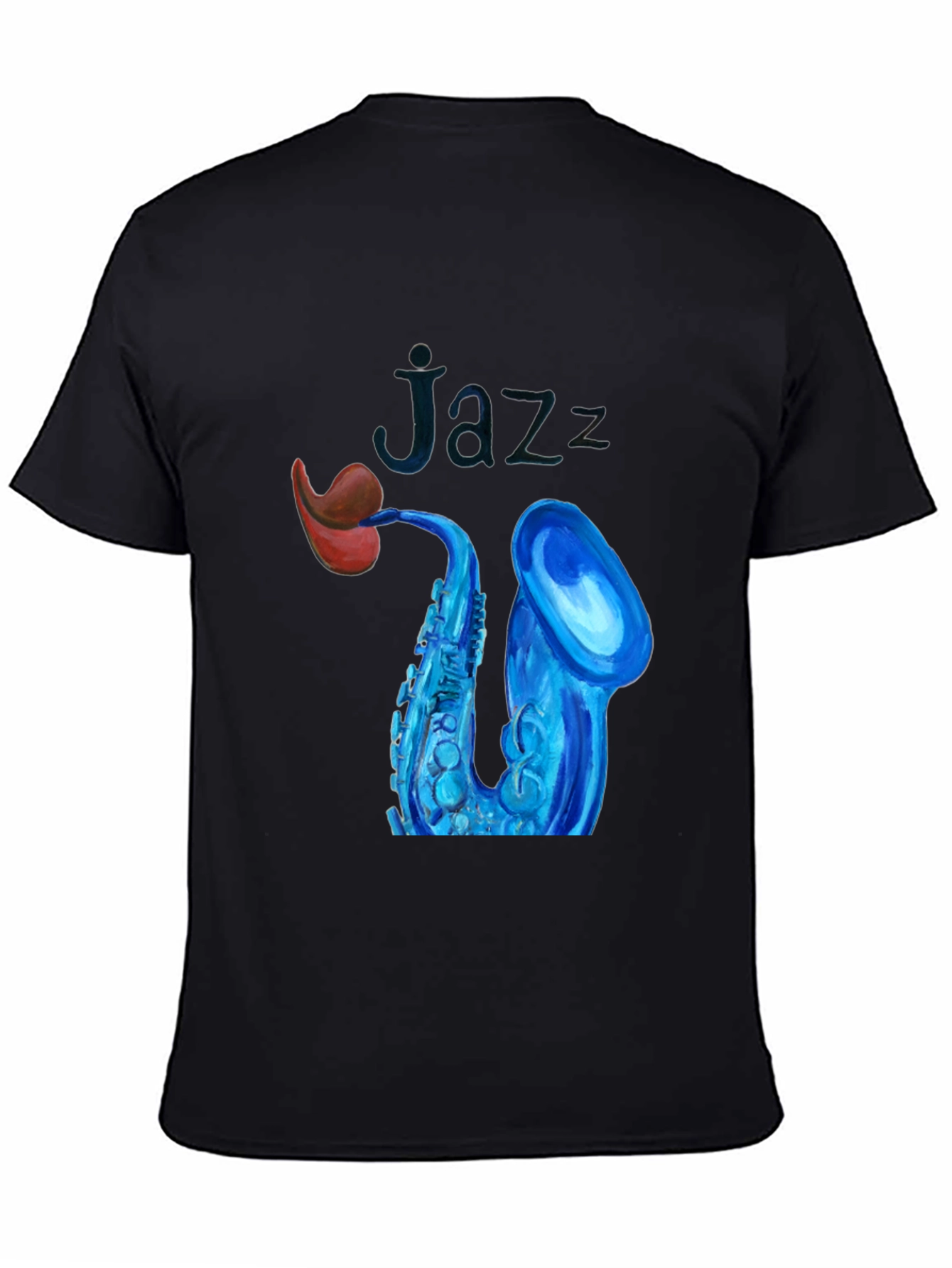 Jazz Saxophone Graphic Tee - Stylish Music Lover T-Shirt