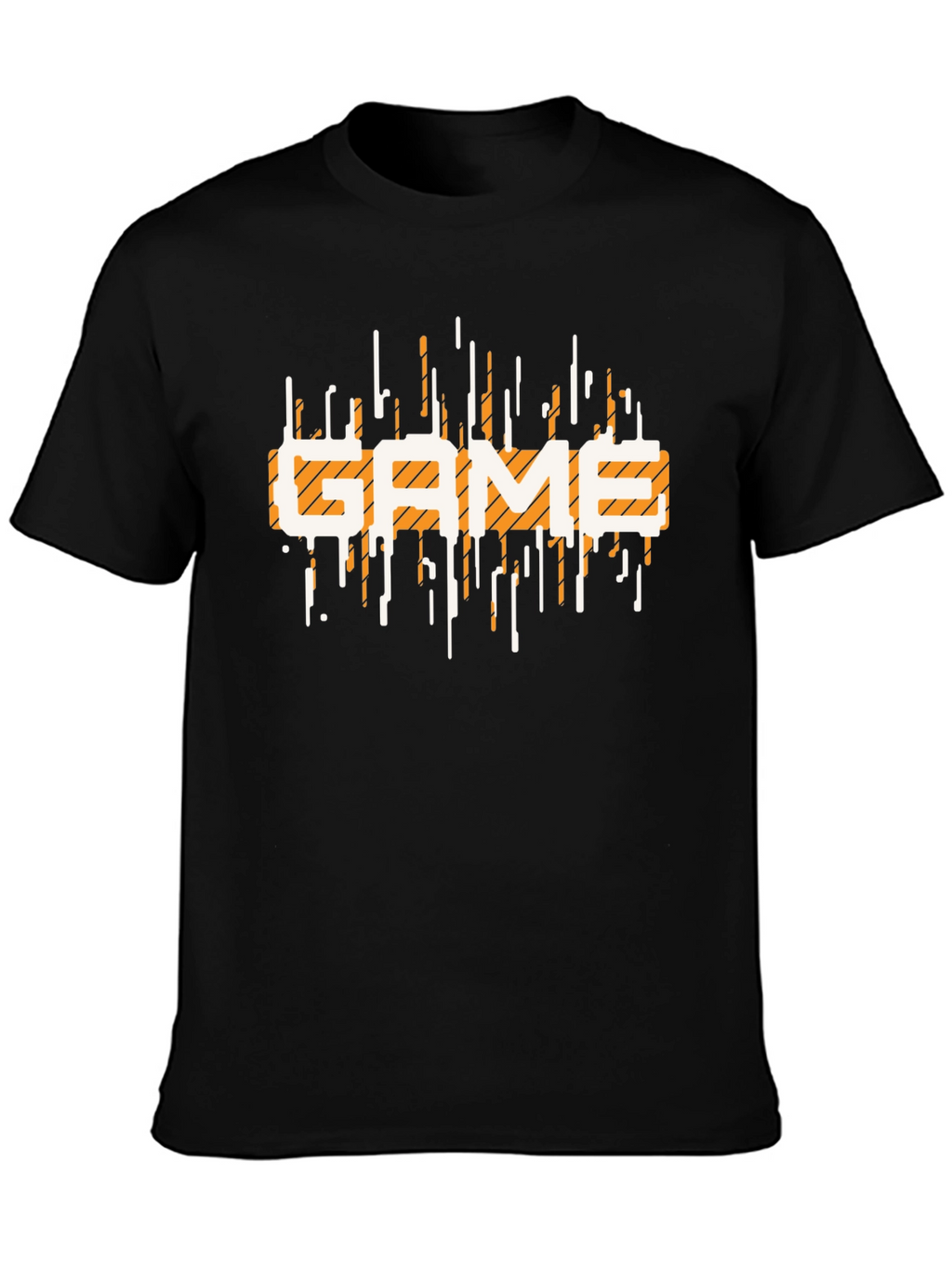 Game On Black T-Shirt - Retro Style Graphic Tee