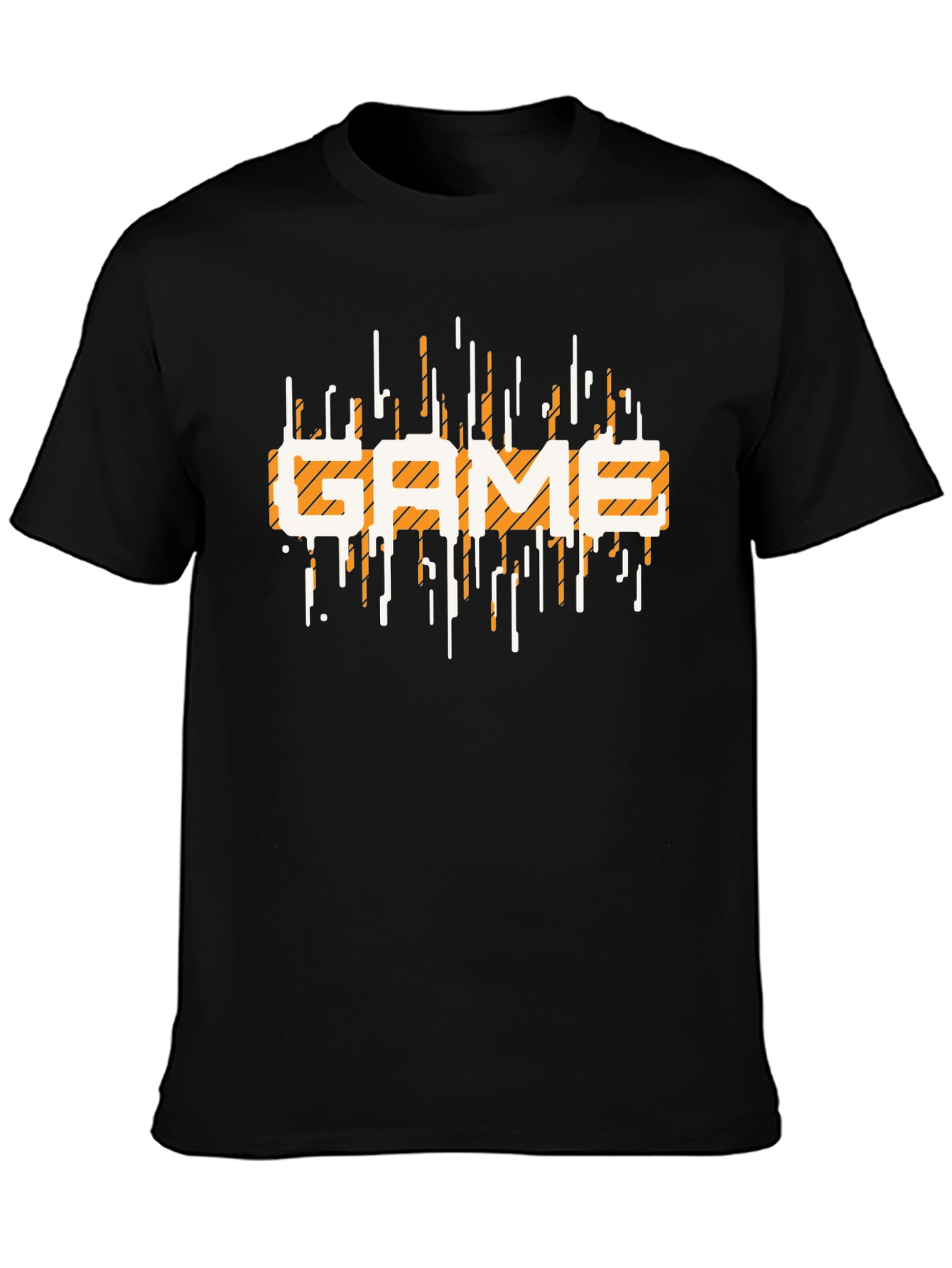 Game On Black T-Shirt - Retro Style Graphic Tee