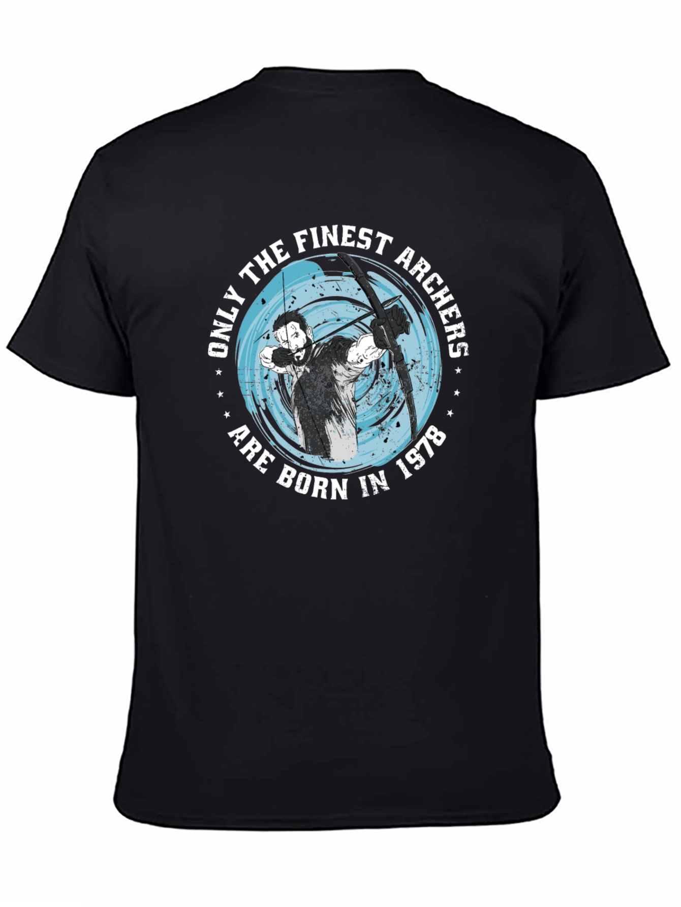 Finest Archers Born in 1978 Black T-Shirt