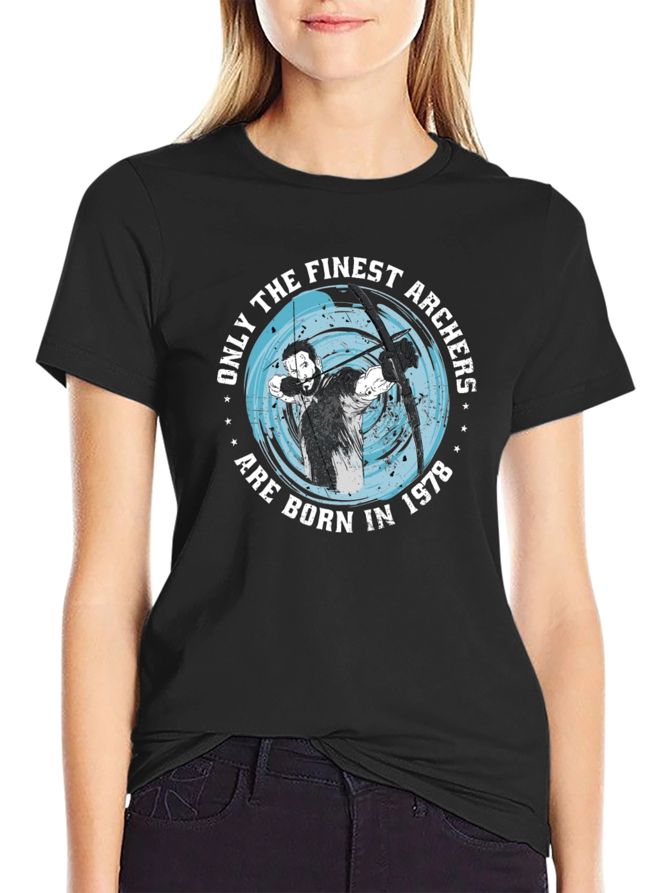 Finest Archers Born in 1978 Black T-Shirt