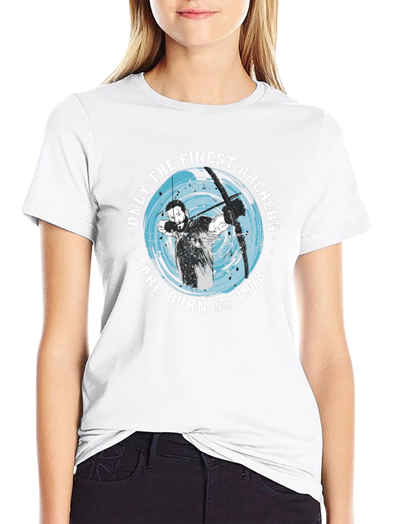Finest Archers Born in 1978 Black T-Shirt