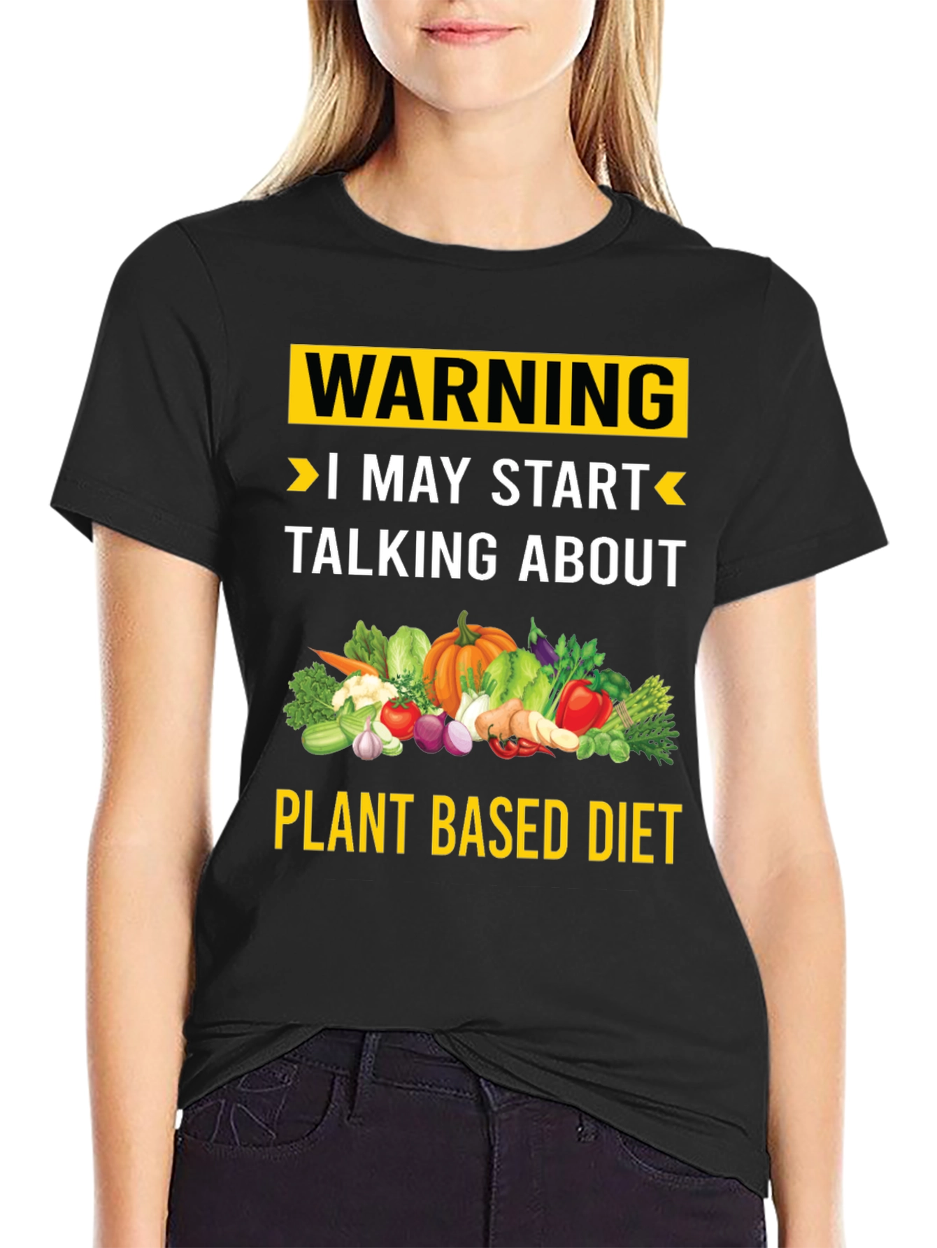 Plant Based Diet Warning T-Shirt