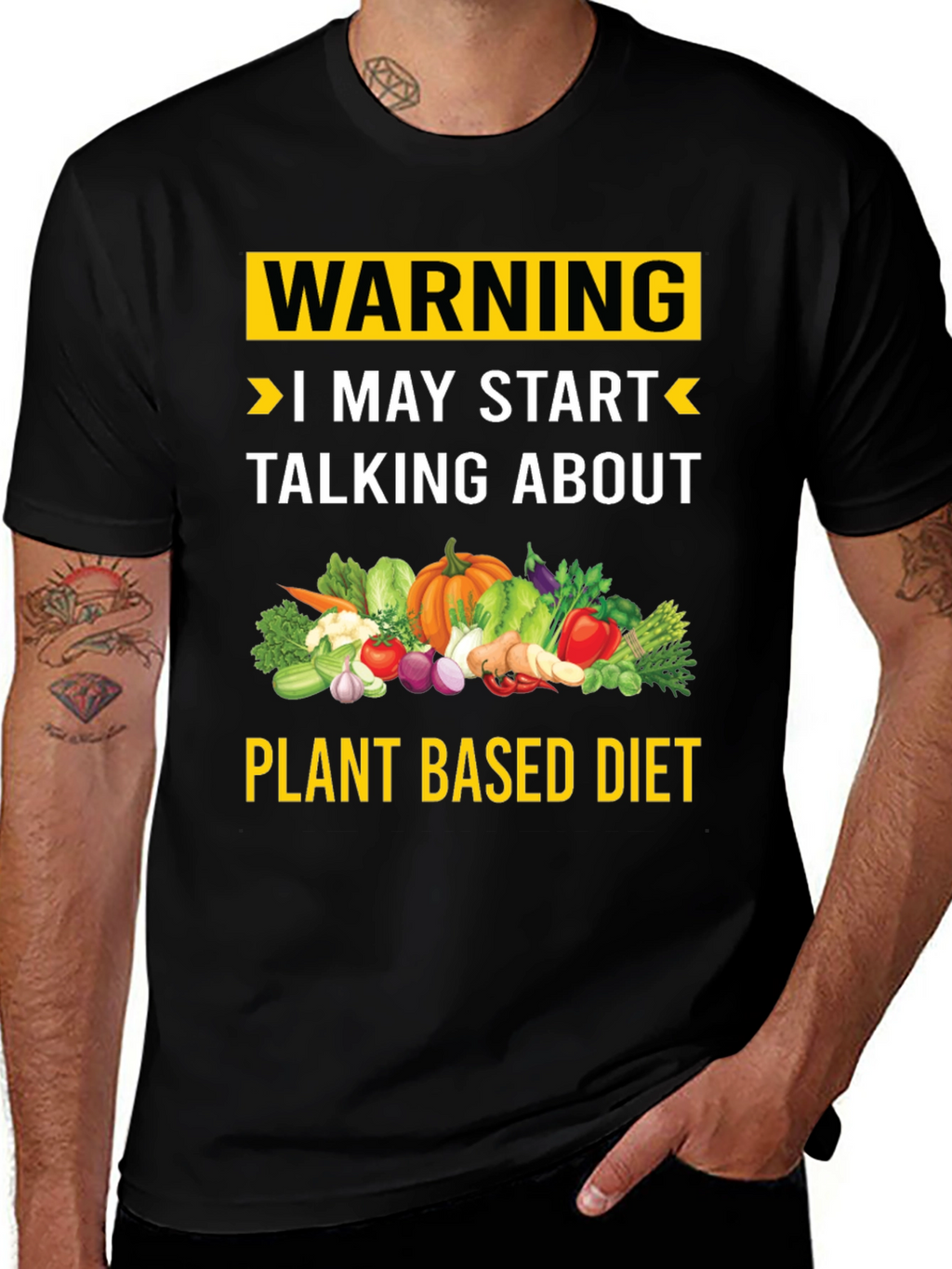 Plant Based Diet Warning T-Shirt