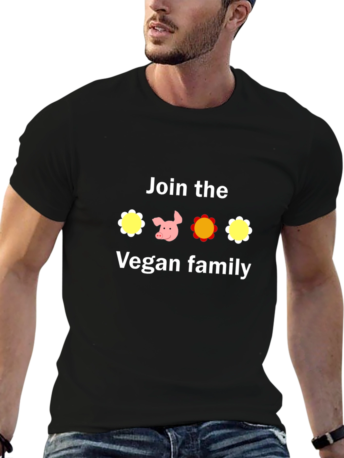 Join the Vegan Family T-Shirt - Cute Graphic Tee