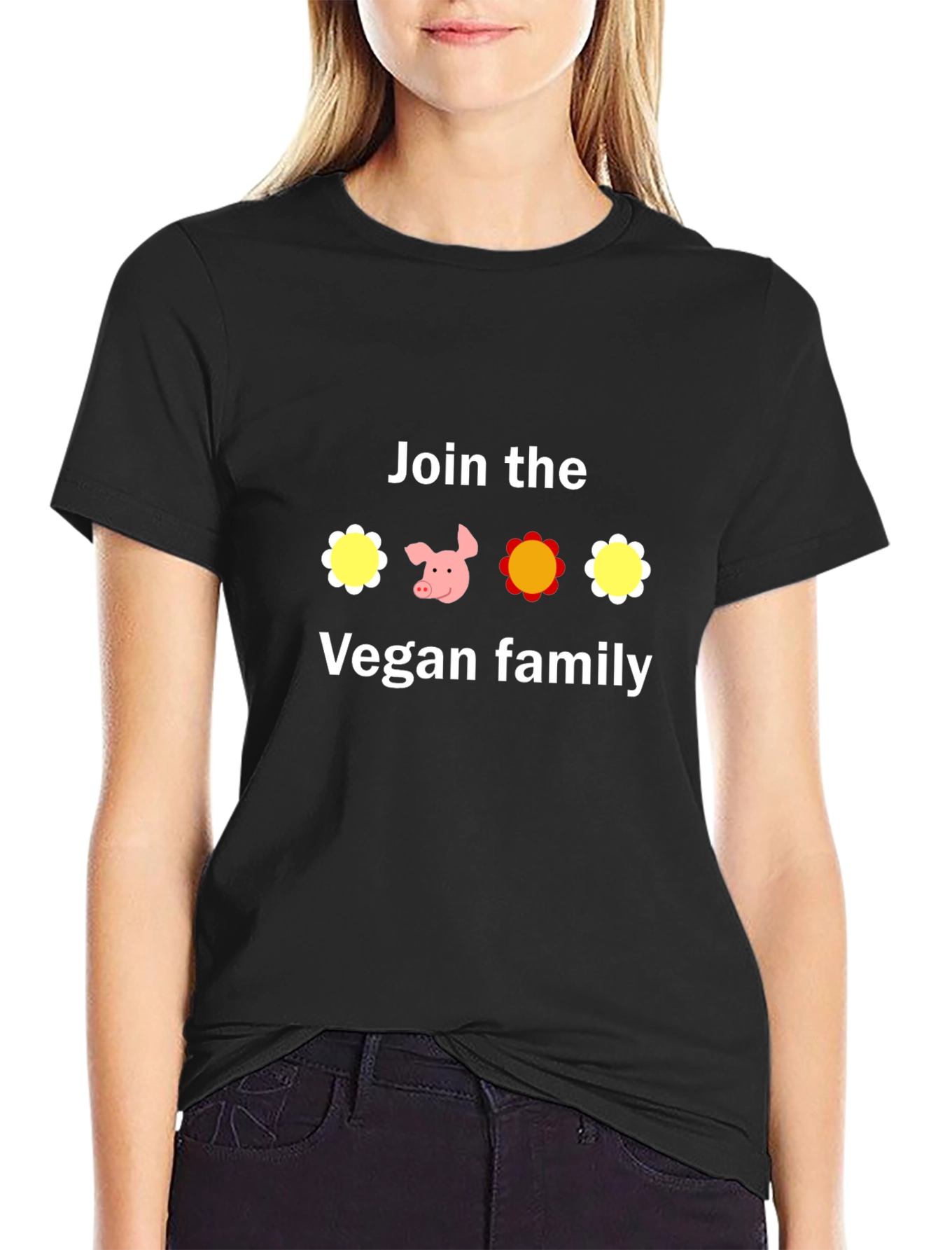 Join the Vegan Family T-Shirt - Cute Graphic Tee