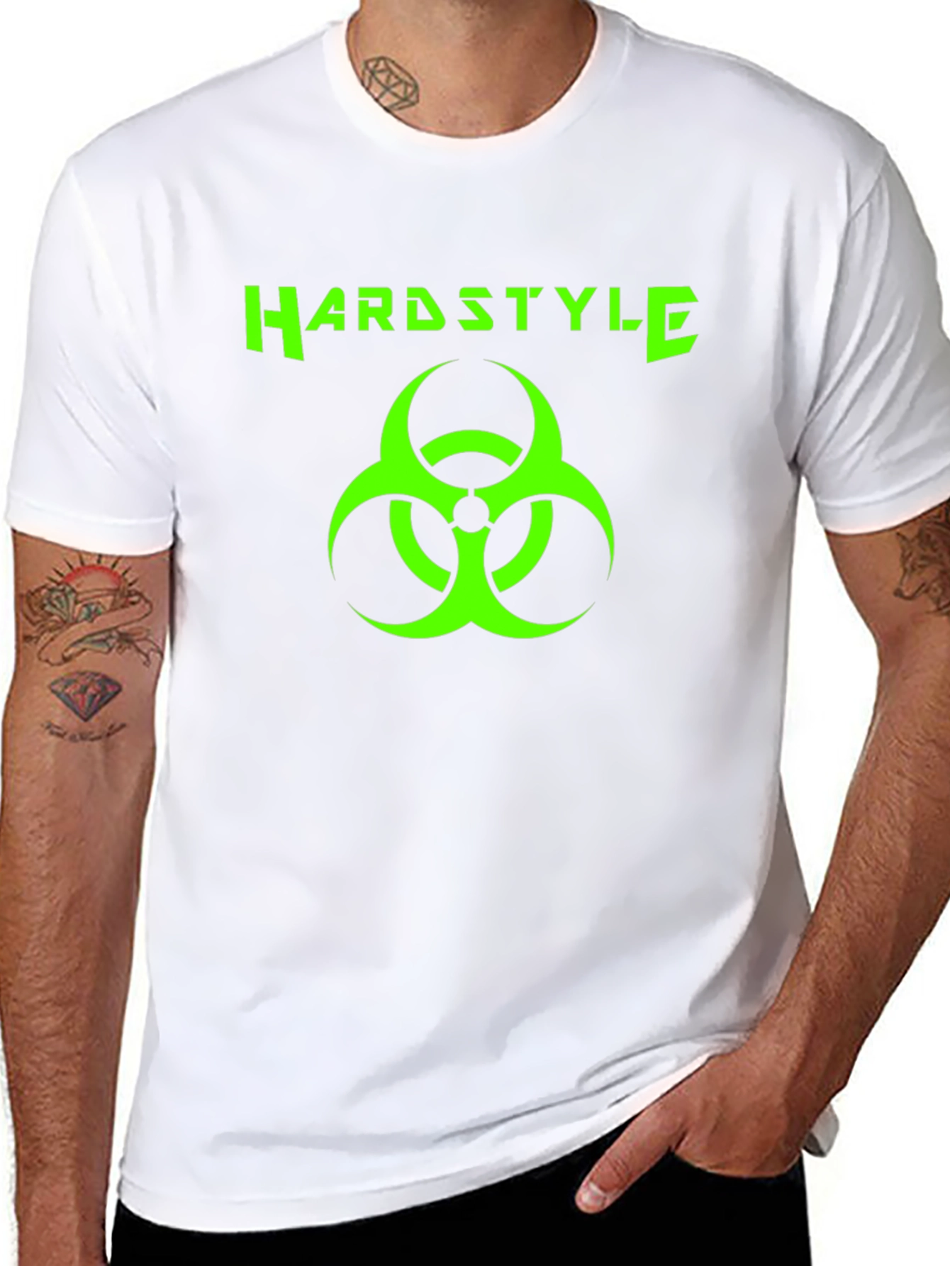 Hardstyle Biohazard Graphic Tee - Black