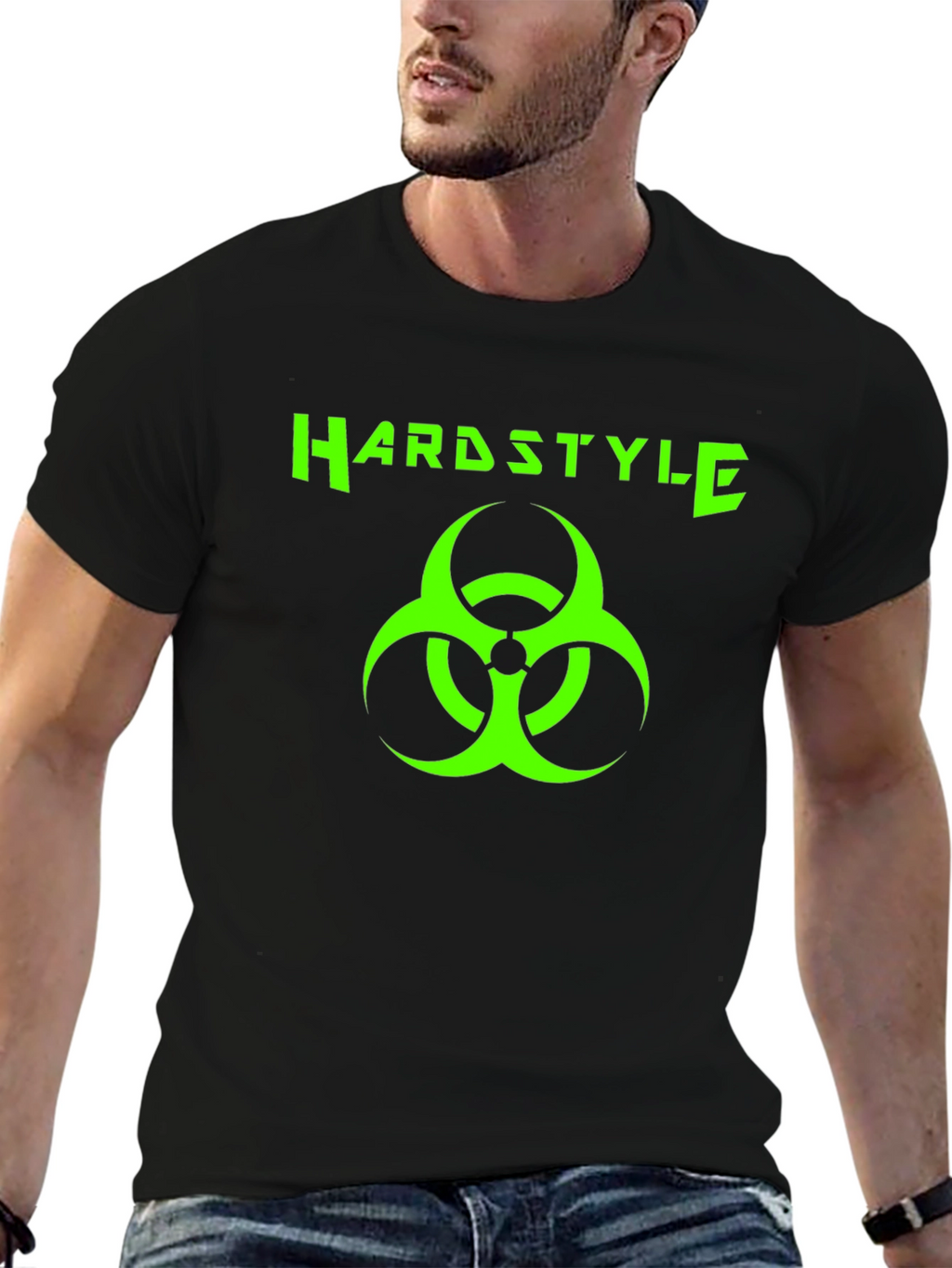 Hardstyle Biohazard Graphic Tee - Black