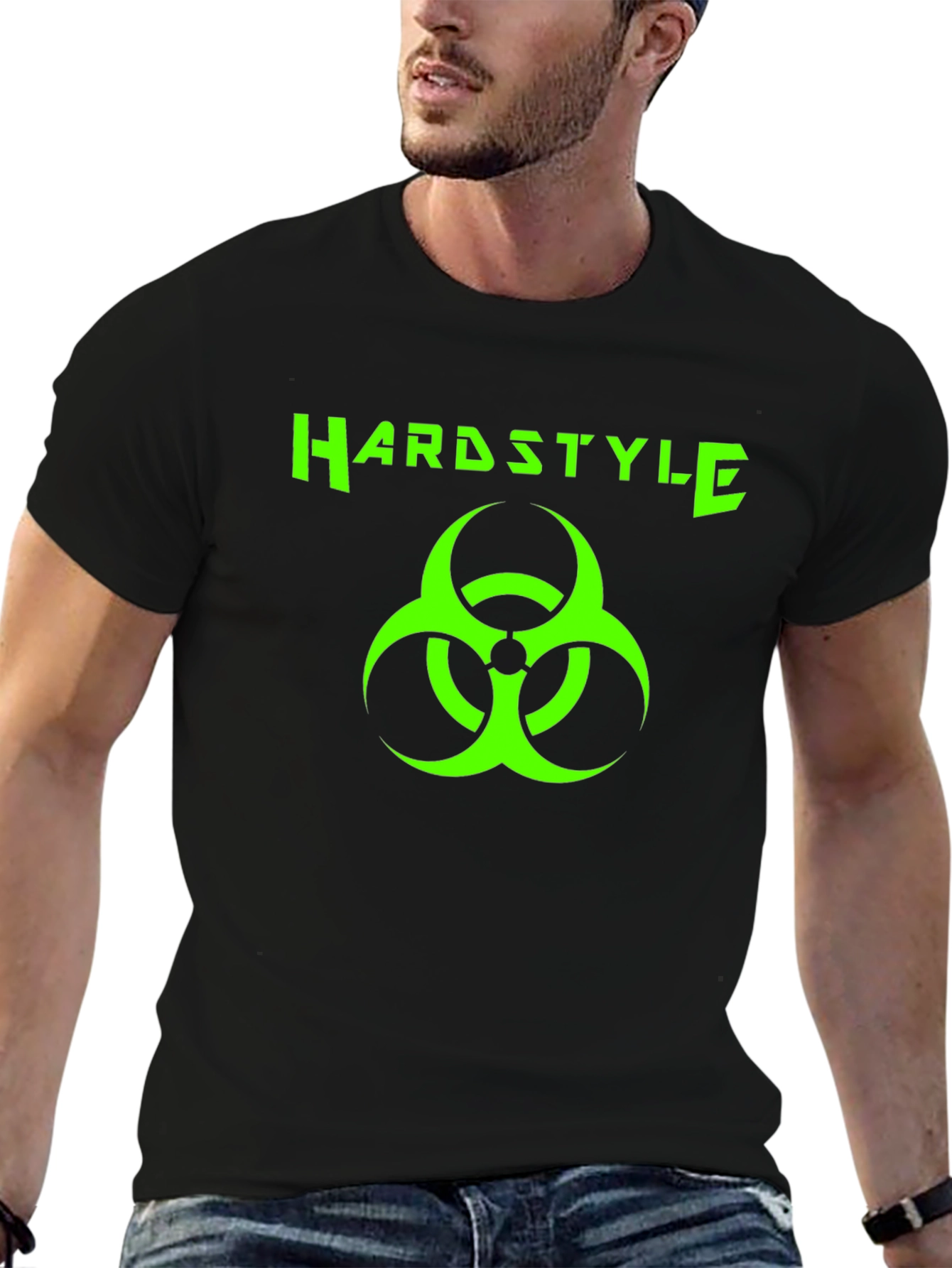Hardstyle Biohazard Graphic Tee - Black
