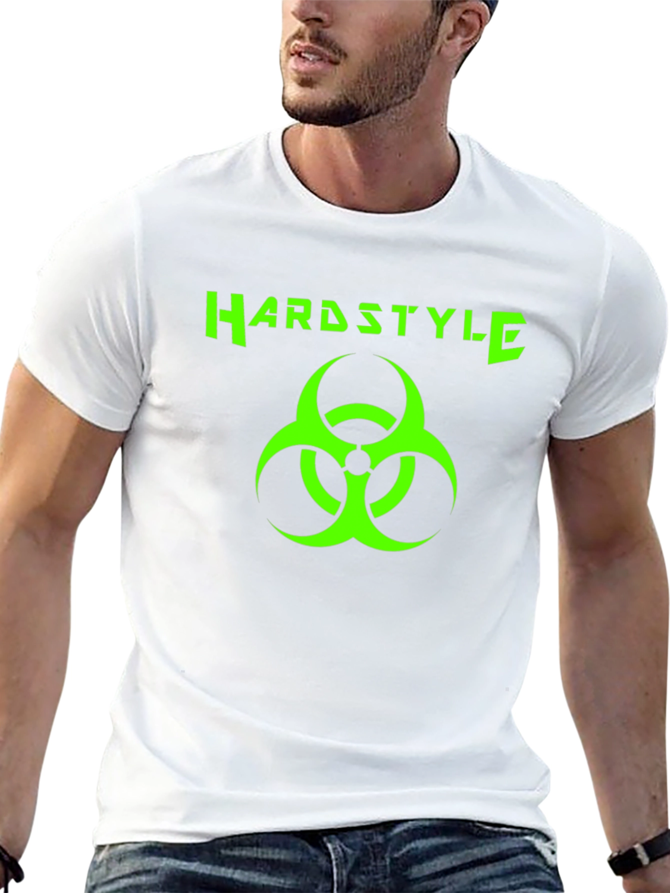 Hardstyle Biohazard Graphic Tee - Black