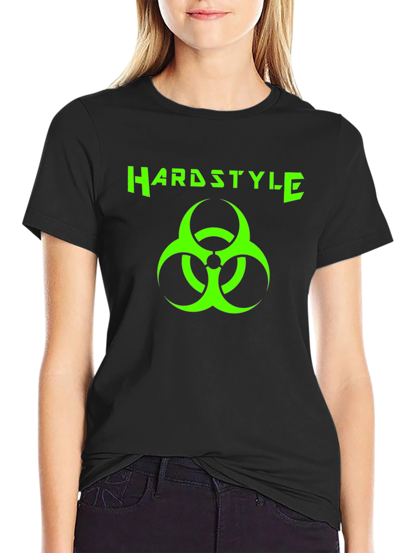Hardstyle Biohazard Graphic Tee - Black