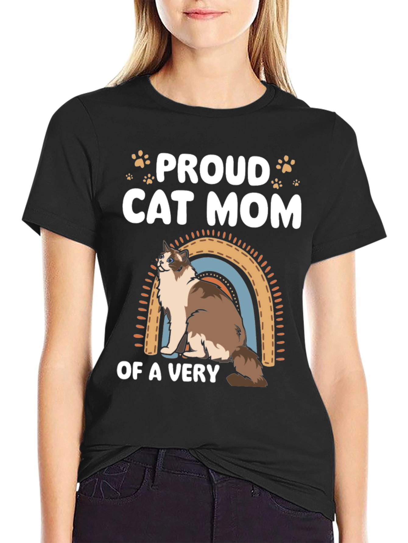 Proud Cat Mom T-Shirt