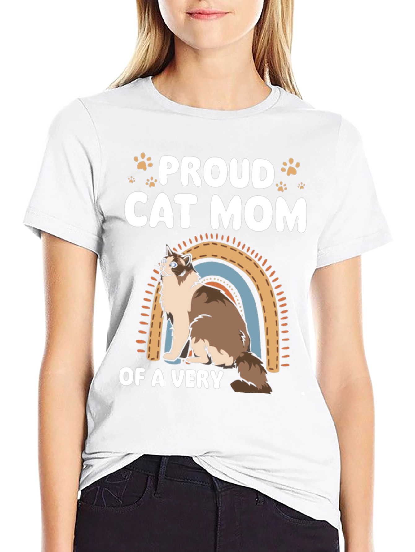Proud Cat Mom T-Shirt