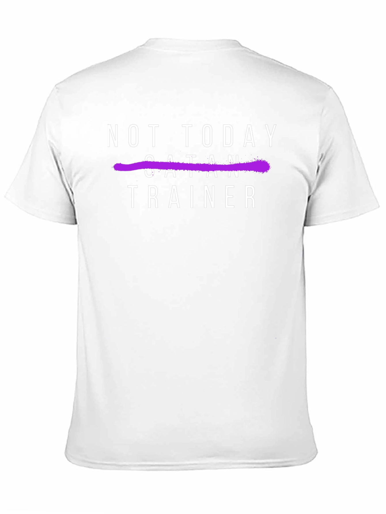Not Today Satan Trainer - Unisex T-Shirt
