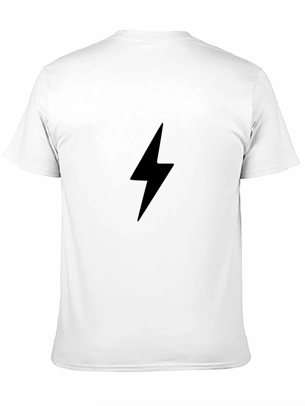 Black Lightning Bolt Graphic Tee