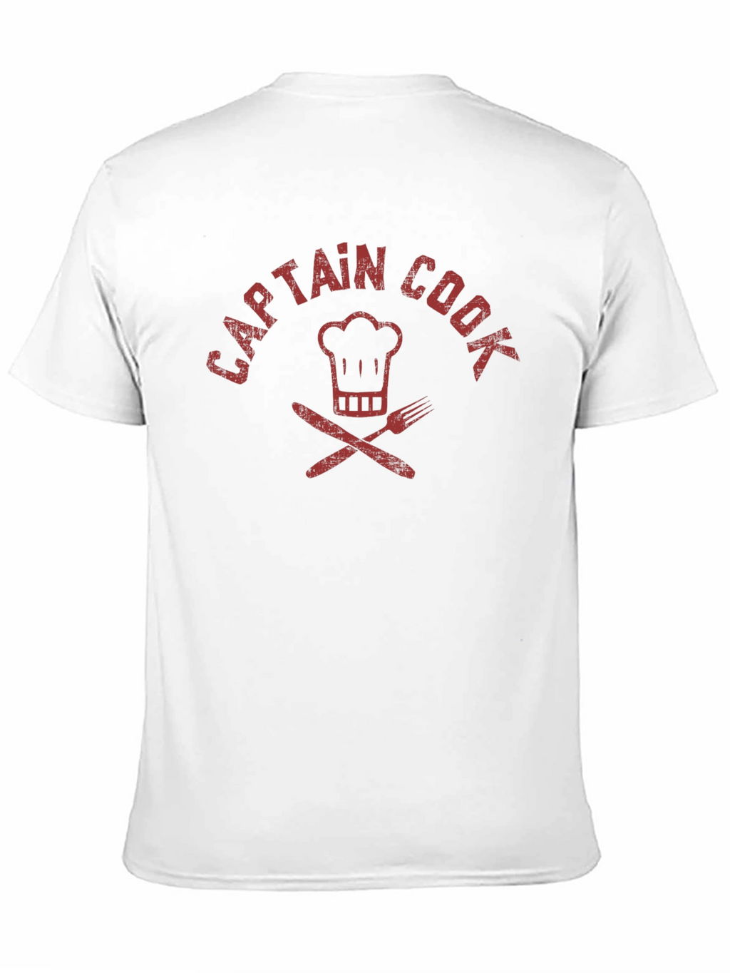 Captain Cook T-Shirt - Chef Hat & Cutlery Design