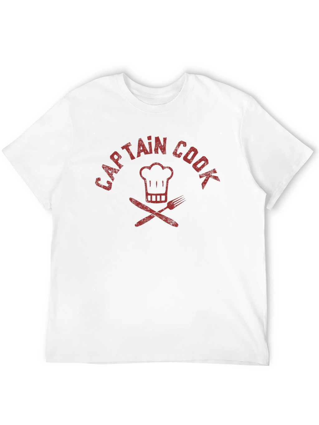 Captain Cook T-Shirt - Chef Hat & Cutlery Design