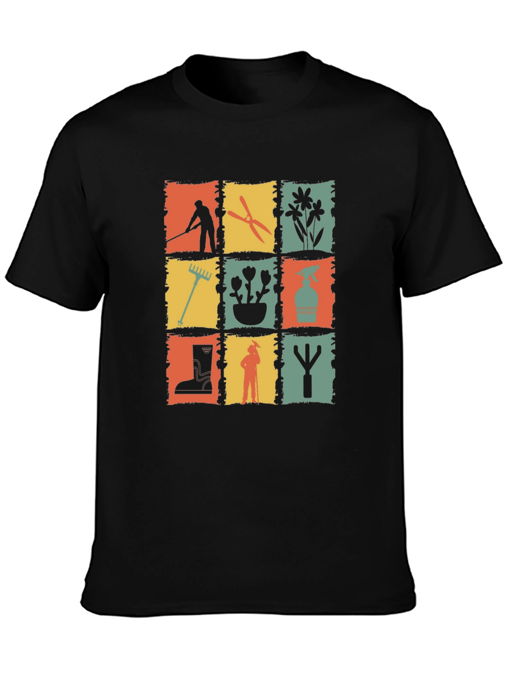 Gardening Tools Graphic T-Shirt